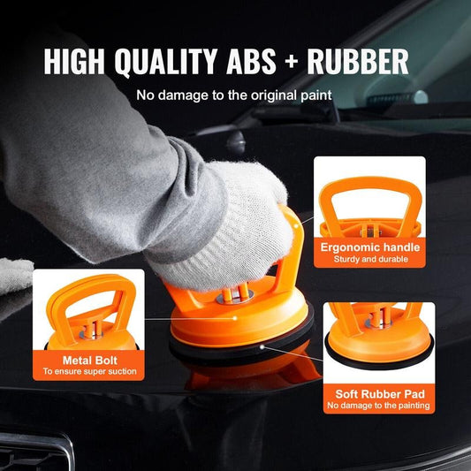 3 Pcs Dent Puller Car Body Panel Suction Cup Set Repair Removal Tool Kit UK