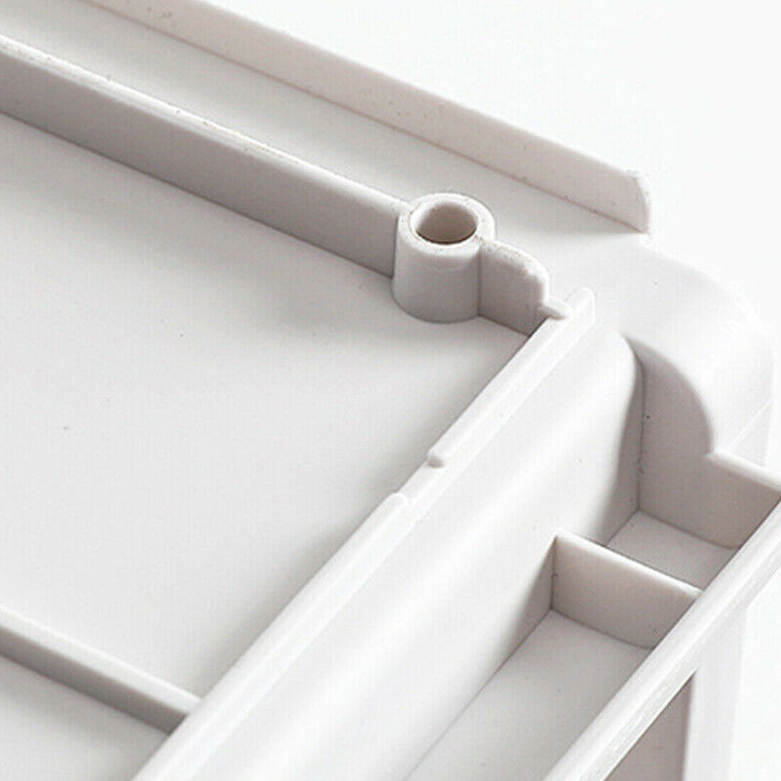 UK New White Wardrobe Drawer Units Organizer Clothes Closet Stackable Storage Boxes Two Size