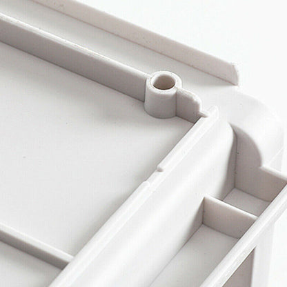 UK New White Wardrobe Drawer Units Organizer Clothes Closet Stackable Storage Boxes Two Size