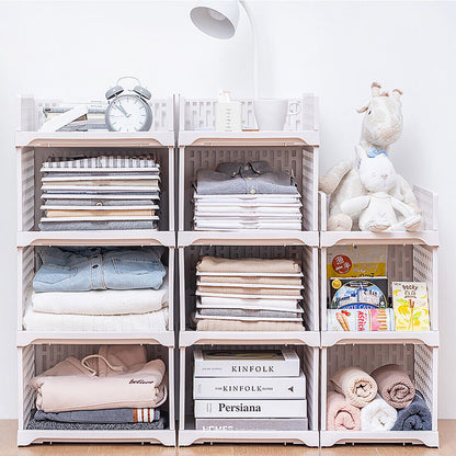 UK New White Wardrobe Drawer Units Organizer Clothes Closet Stackable Storage Boxes Two Size