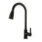 Black --Kitchen Tap, 2 Modes 360 Swivel Spout Kitchen Sink Mixer Tap, Single Handle Stainless Steel Tap, For Single Hole Sink And Kitchen, , Christmas Gifts